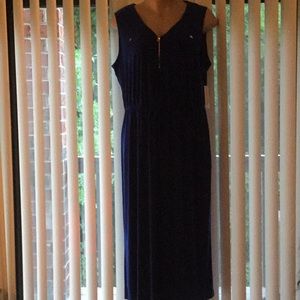 Blue maxi dress